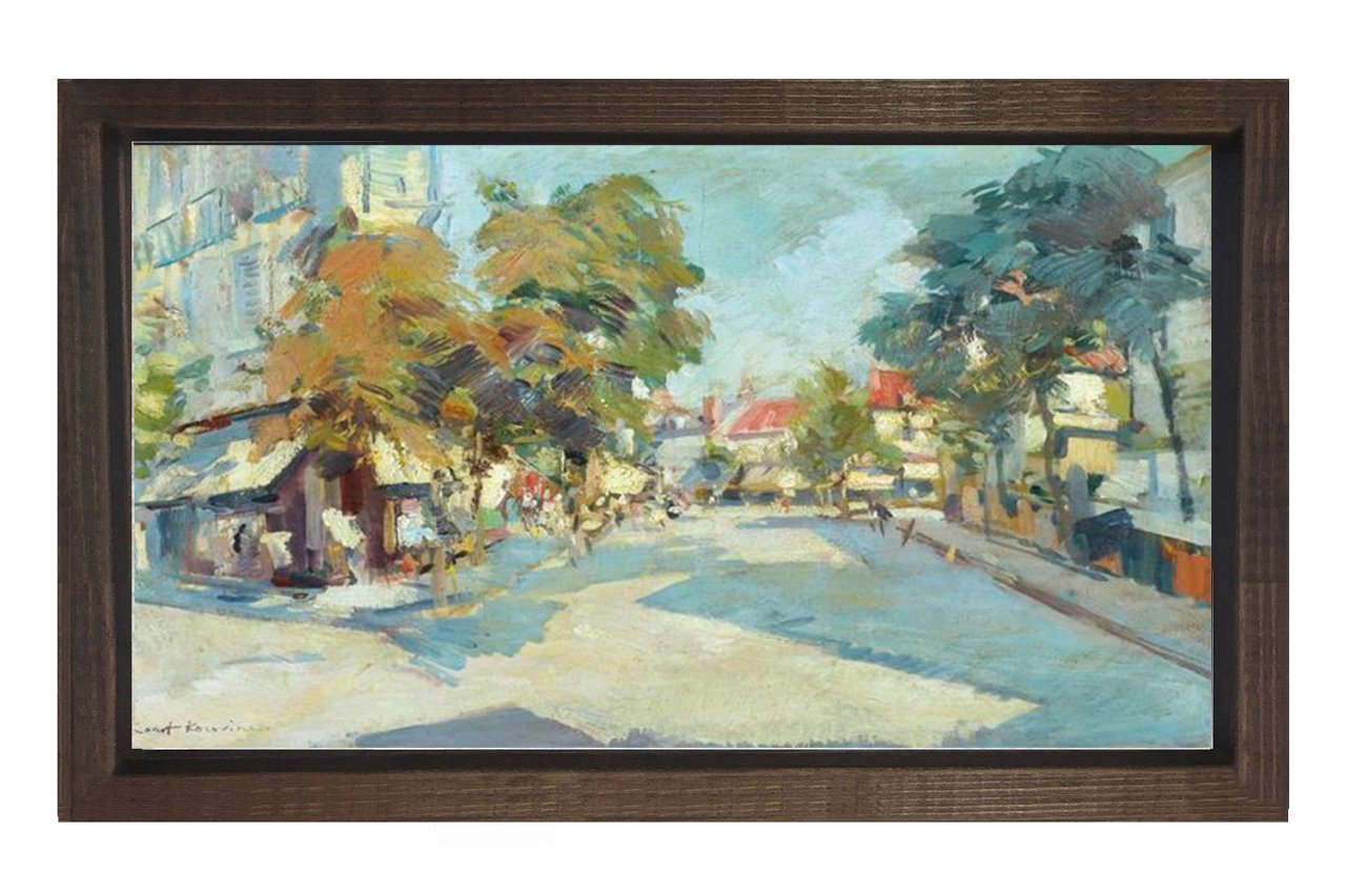 Vassily Kandisky Tablosu Kahverengi Ahşap Çerçeve - 40x60