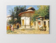 Cami Çeşmesi Tablosu Çerçevesiz - 50x90