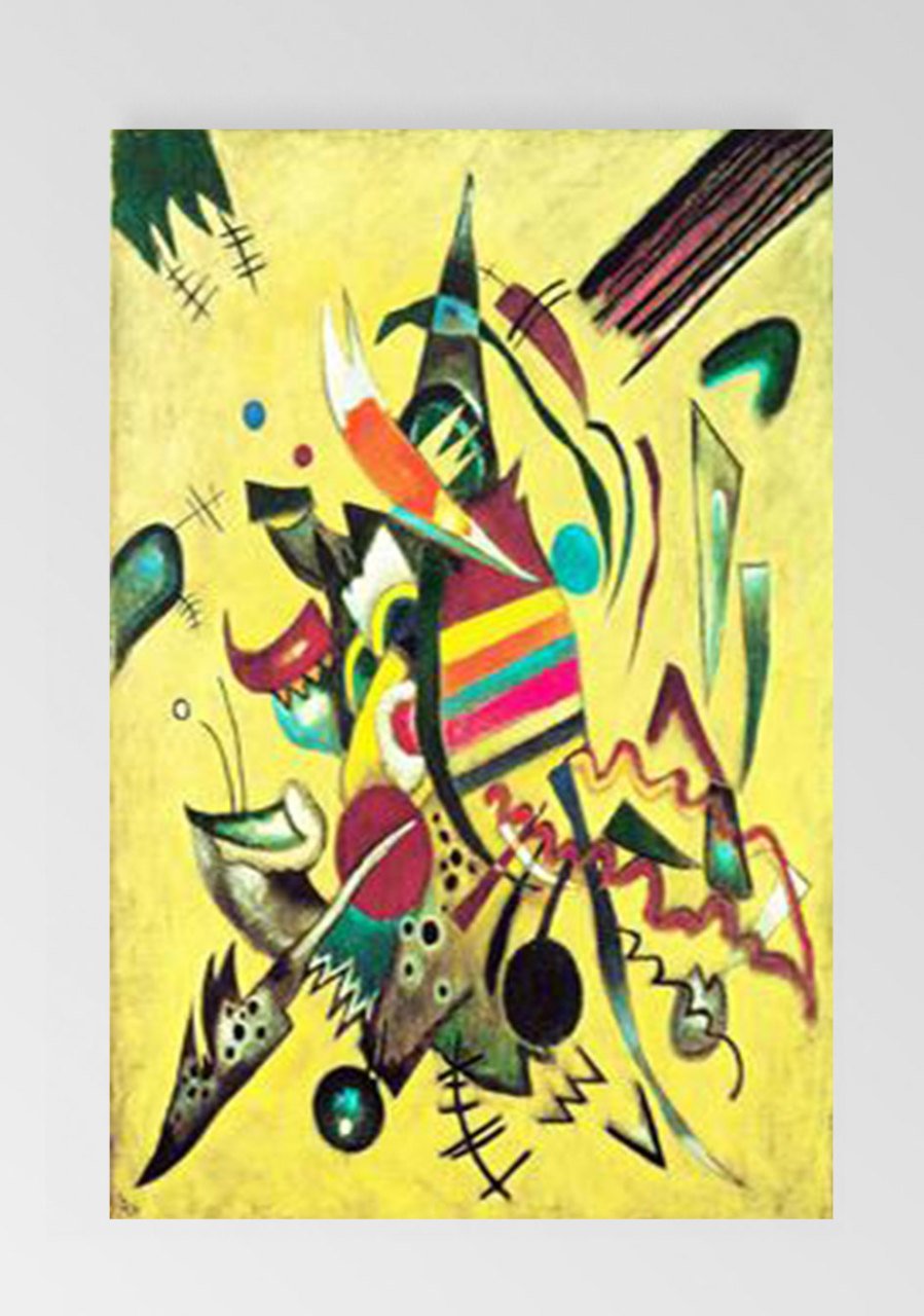 Vassily Kandisky Tablosu Çerçevesiz - 100x200