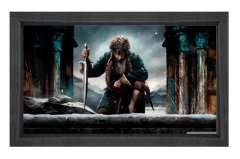 The Hobbit  Tablosu Siyah Ahşap - 100x150
