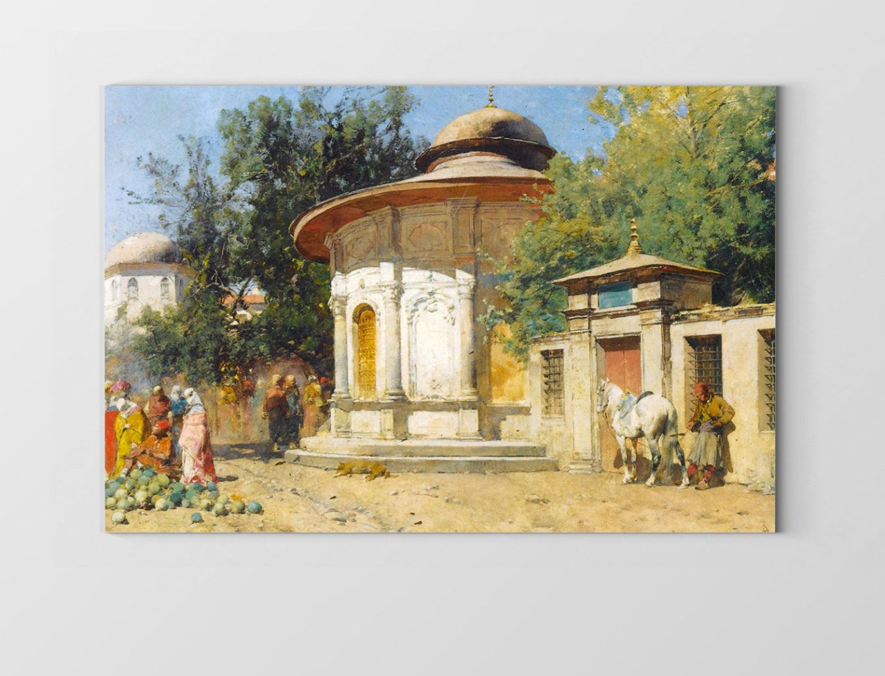 Cami Çeşmesi Tablosu Çerçevesiz - 70x100