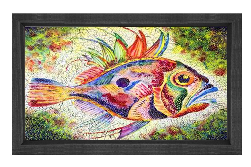 Yağlıboya Tablosu Siyah Ahşap Çerçeve - 100x150