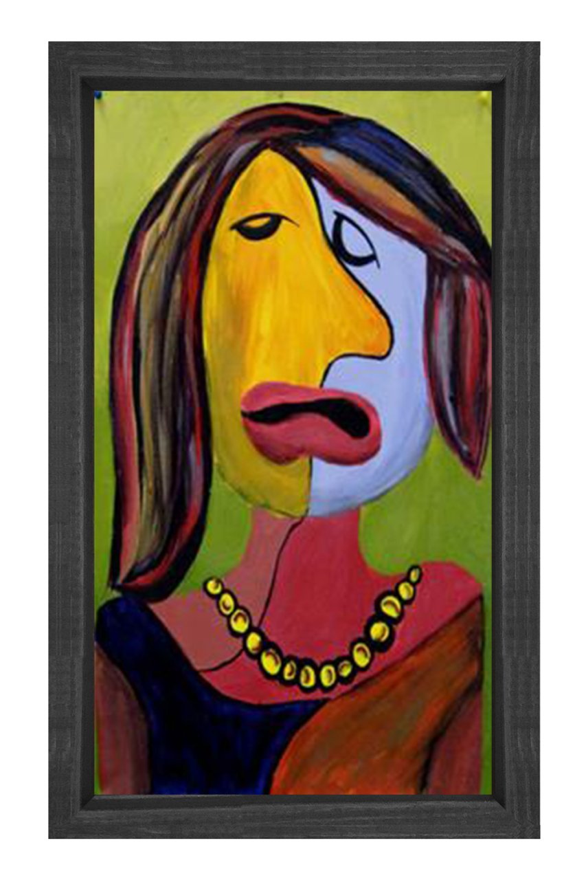 Ciahna Mazzeo Tablosu Siyah Ahşap Çerçeve - 40x60