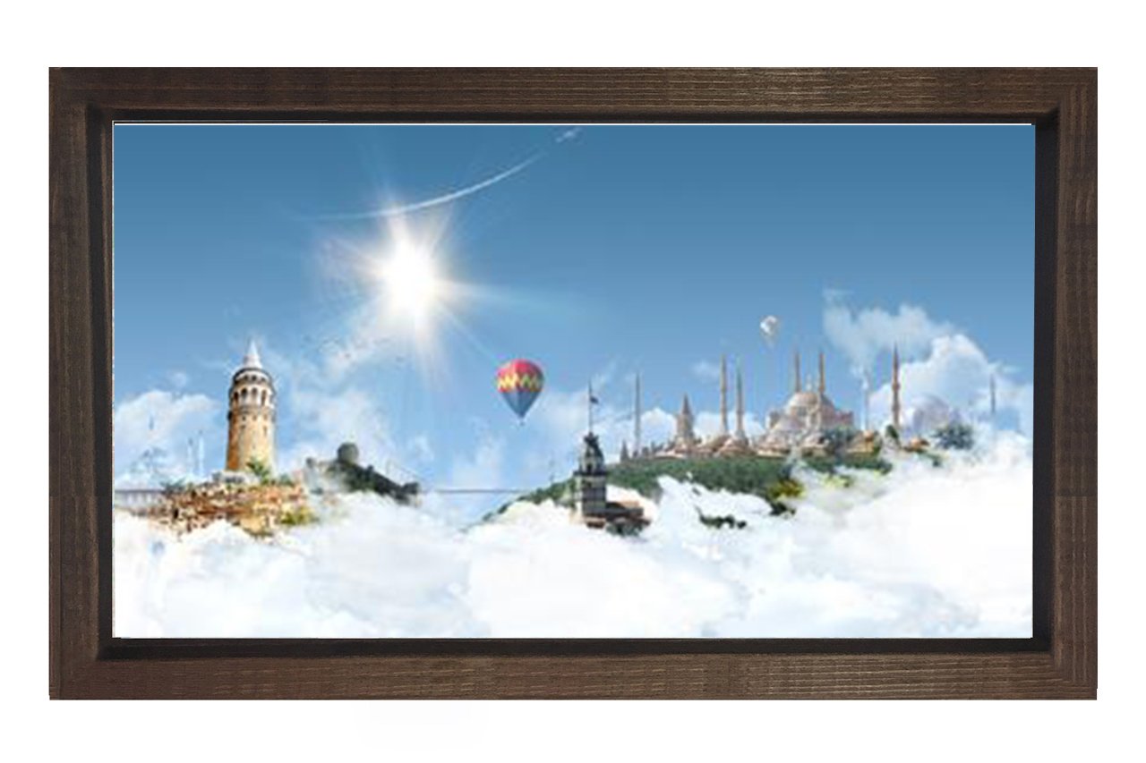 Anadolu Kültürü  Tablosu Kahverengi Ahşap - 100x200