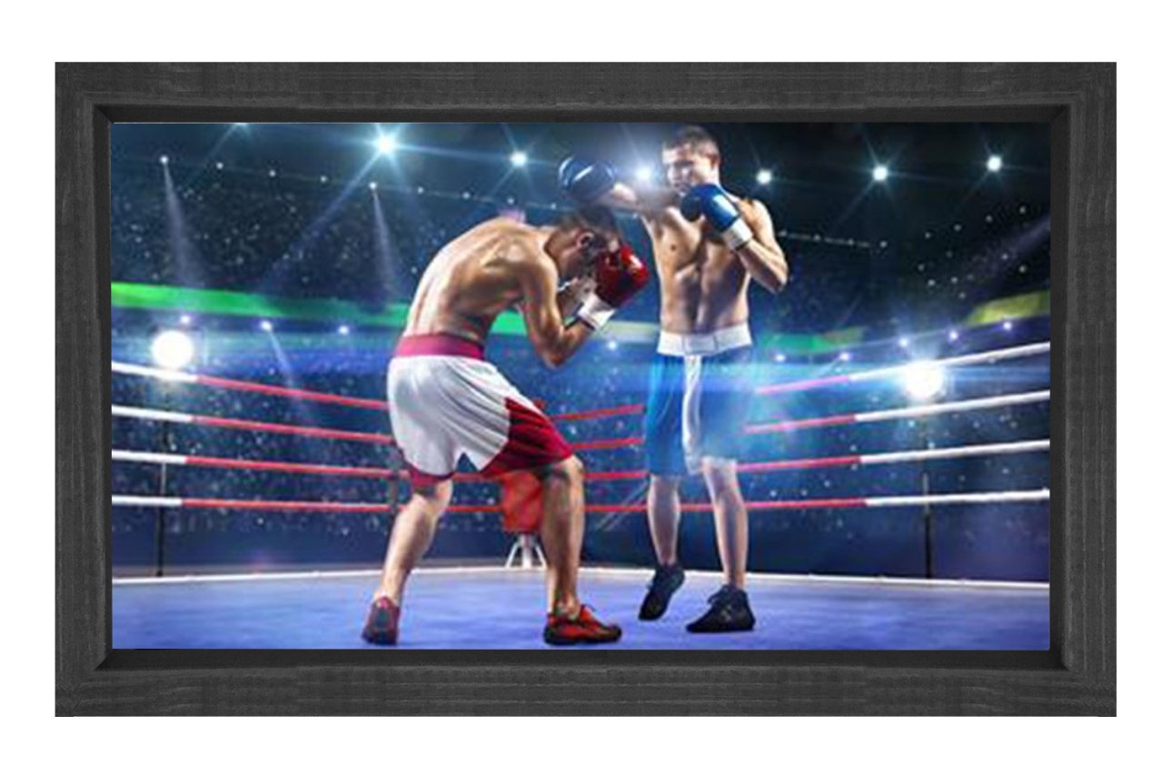 Boks Tablosu Siyah Ahşap - 100x150