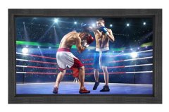 Boks Tablosu Siyah Ahşap - 100x150