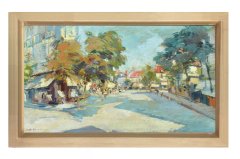 Vassily Kandisky Tablosu Naturel Ahşap Çerçeve - 100x200