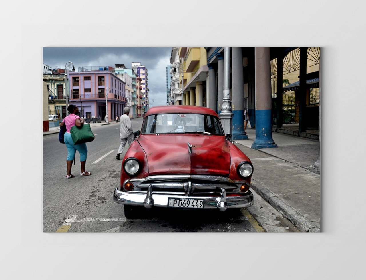 Chevrolet Klasik Araba Tablosu Çerçevesiz - 50x70