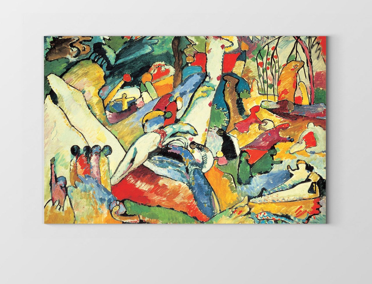 Vassily Kandisky Tablosu Çerçevesiz - 40x60
