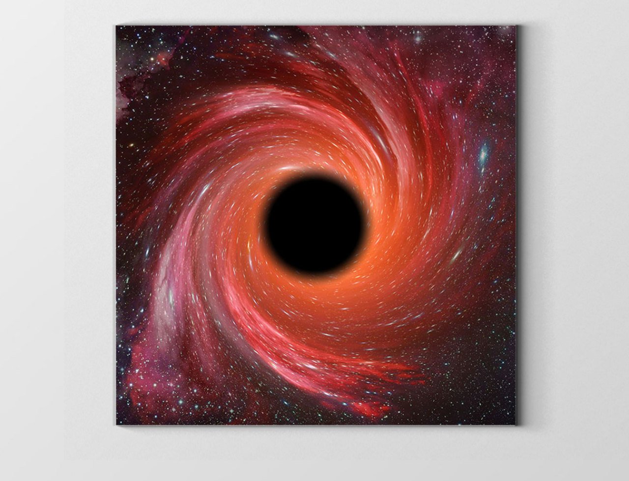 Uzayda Karadelik Tablosu Çerçevesiz - 45x30