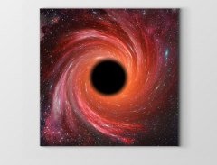 Uzayda Karadelik Tablosu Çerçevesiz - 50x70