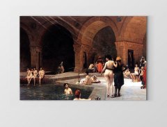 Hamam Tablosu Çerçevesiz - 45x30