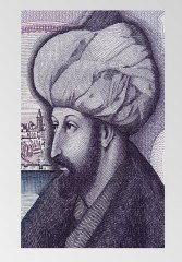 Fatih Sultan Mehmet Tablosu Çerçevesiz - 70x100