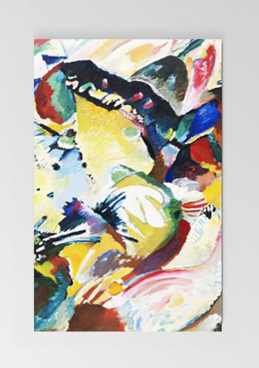 Vassily Kandisky Tablosu Çerçevesiz - 40x60