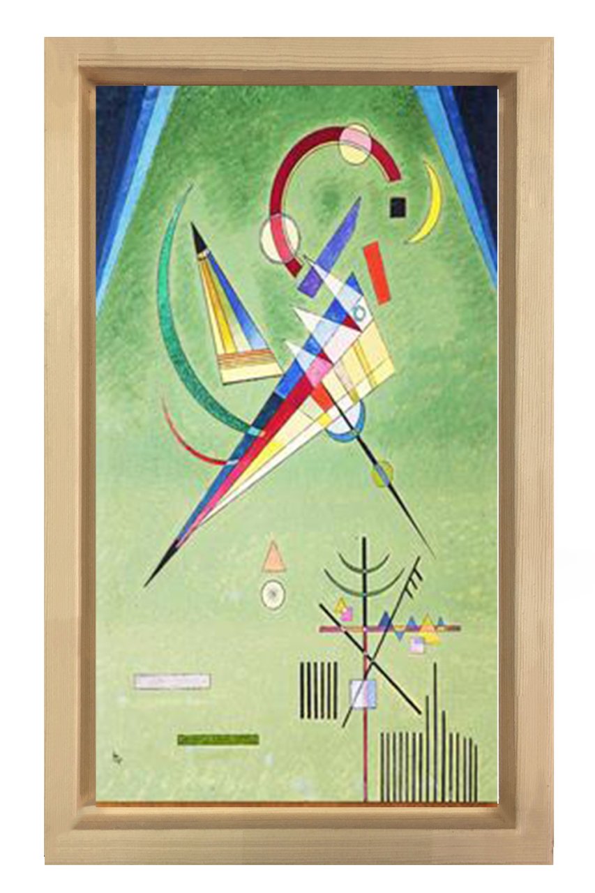 Vassily Kandisky Tablosu Naturel Ahşap Çerçeve - 40x60