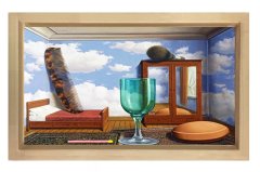 Personal Values tablosu Naturel Ahşap Çerçeve - 45x30