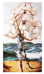 Gemi Tablosu Çerçevesiz - 40x60