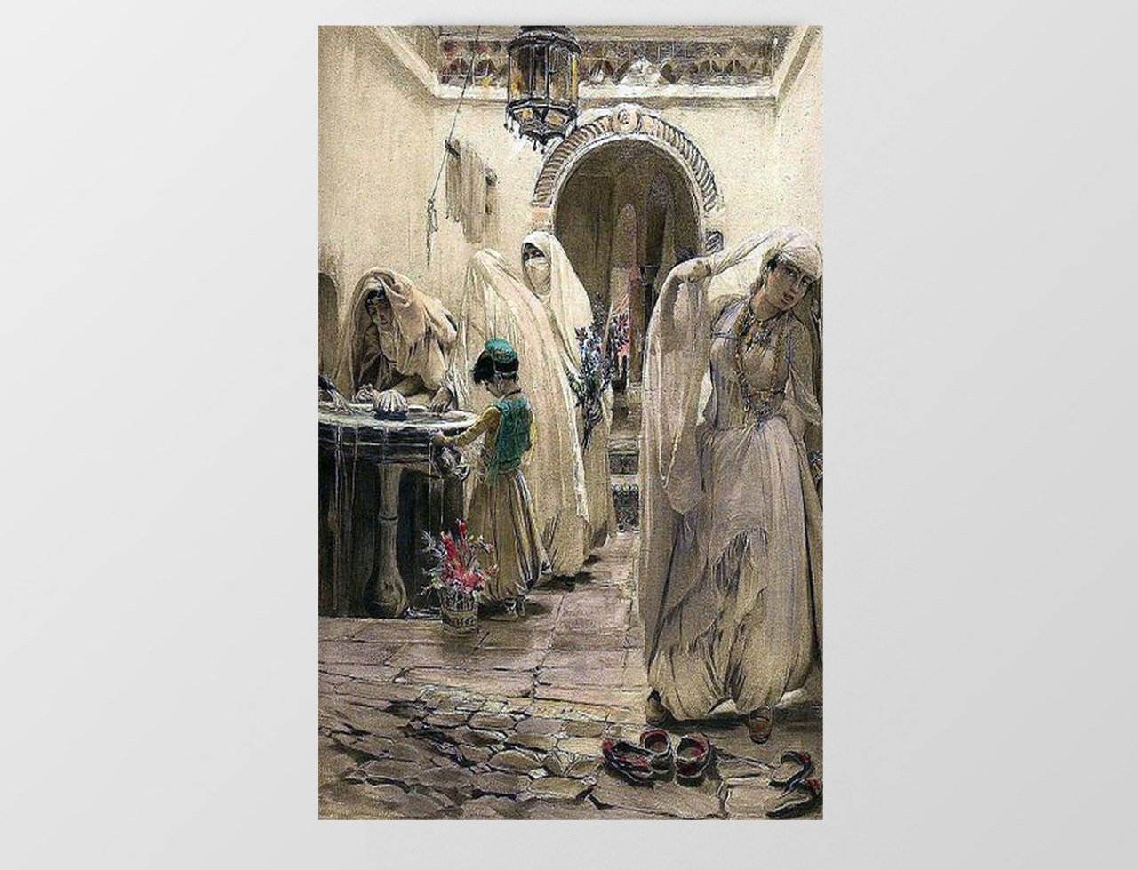 Pazaryeri Tablosu Çerçevesiz - 50x70