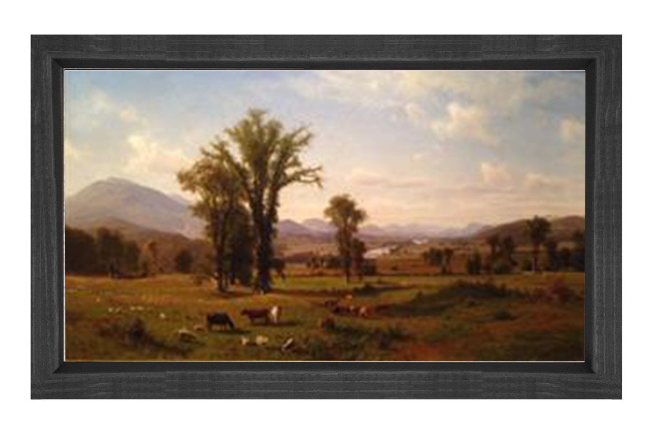 Manzara Reprodüksiyon Tablosu Siyah Ahşap Çerçeve - 100x150