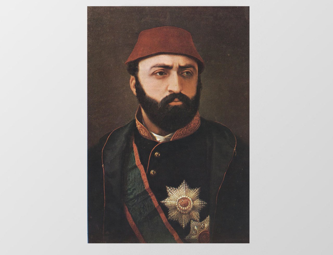 Sultan Abdülaziz Tablosu Çerçevesiz - 70x100