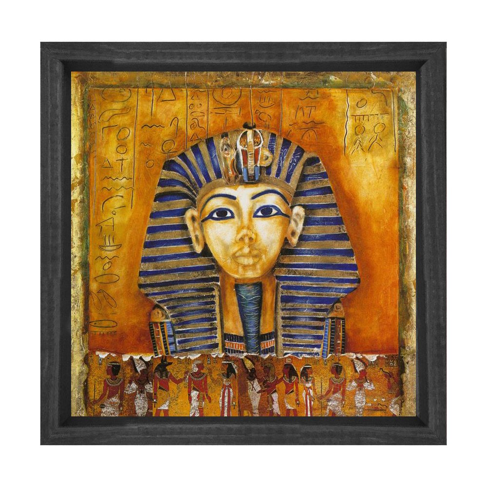 Firavun Tablosu Naturel Ahşap Çerçeve - 30x30