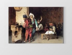 Osmanlı Halk Meskeni Tablosu Çerçevesiz - 100x200