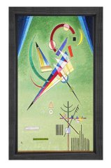 Vassily Kandisky Tablosu Siyah Ahşap Çerçeve - 70x100