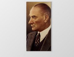 Atatürk Tablosu Çerçevesiz - 50x90