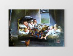 Mutluluğun Resmi Tablosu Çerçevesiz - 100x150