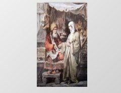 Fatih Sultan Mehmet At Tablosu Çerçevesiz - 40x60