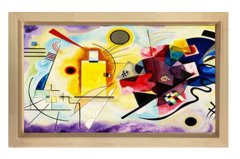 Vassily Kandisky Tablosu Naturel Ahşap Çerçeve - 70x100