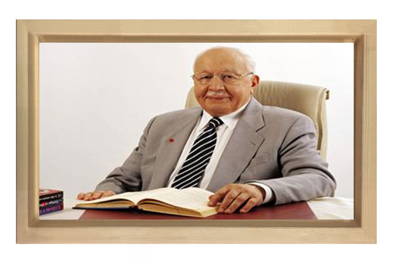 Sayın:Necmettin Erbakan Tablosu Naturel Ahşap - 100x200