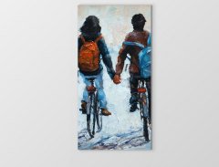 Okul Aşkı Tablosu Çerçevesiz - 50x70
