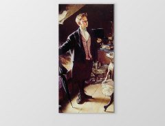 Küçük Sör Tablosu Çerçevesiz - 50x70