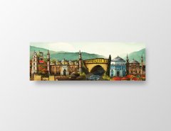 Monstar Köprüsü Tablosu Çerçevesiz - 150x50