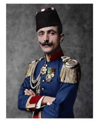 Enver Paşa Tablosu Çerçevesiz - 50x70