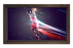 Basketbolcu Ve Smaç Tablosu Kahverengi Ahşap - 50x90