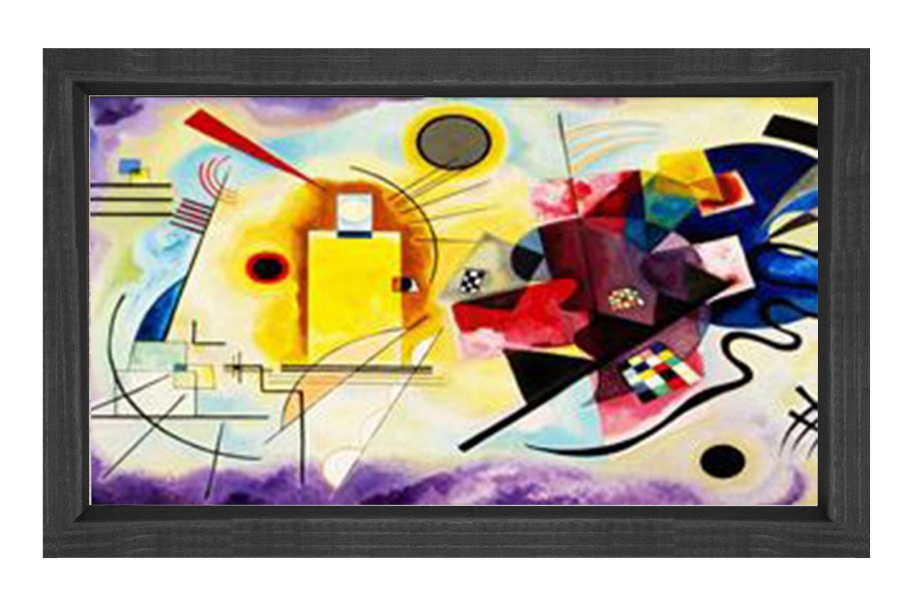 Vassily Kandisky Tablosu Siyah Ahşap Çerçeve - 70x100