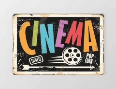 Cinema Tablosu Çerçevesiz - 100x200