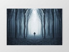 Yalnız Yol 3D Tablosu Çerçevesiz - 40x60