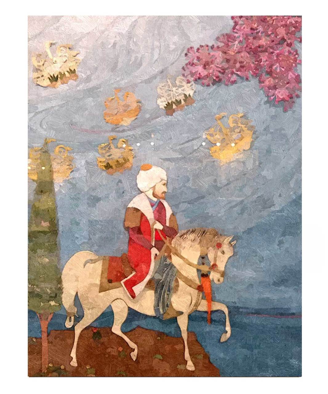 Fatih Minyatür Tablosu Çerçevesiz - 70x100