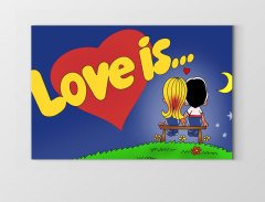 Love İs Tablosu Çerçevesiz - 45x30