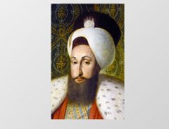 Sultan Süleyman Tablosu Çerçevesiz - 100x150