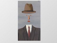 Rene Magritte Tablosu Çerçevesiz - 100x150