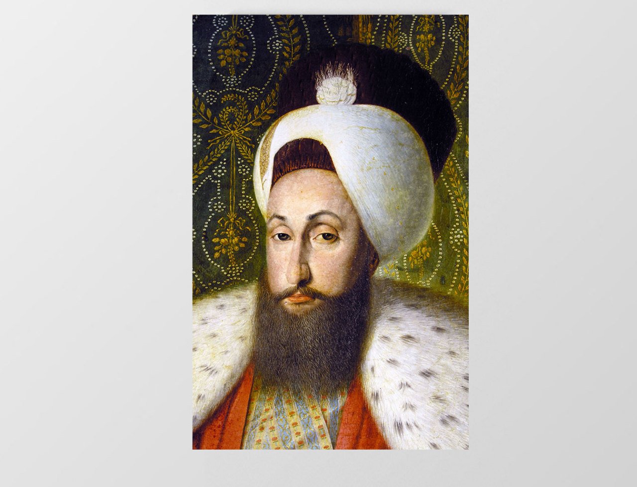 Sultan Süleyman Tablosu Çerçevesiz - 70x100