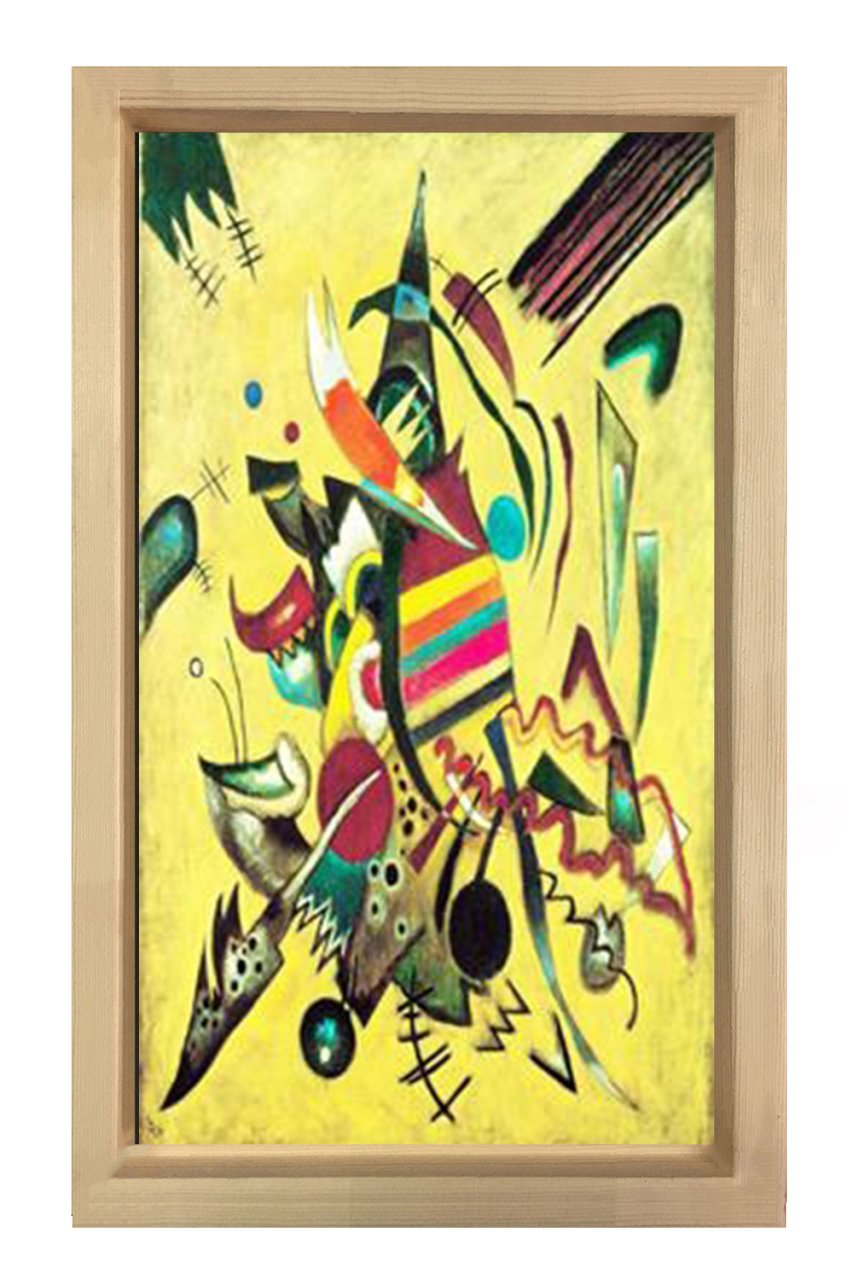 Vassily Kandisky Tablosu Naturel Ahşap Çerçeve - 100x150