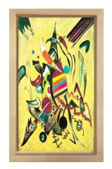 Vassily Kandisky Tablosu Naturel Ahşap Çerçeve - 100x150