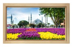 Sultan Ahmet Tablosu Naturel Ahşap Çerçeve - 50x70