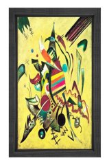 Vassily Kandisky Tablosu Siyah Ahşap Çerçeve - 70x100
