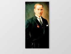 Atatürk Tablosu Çerçevesiz - 50x90